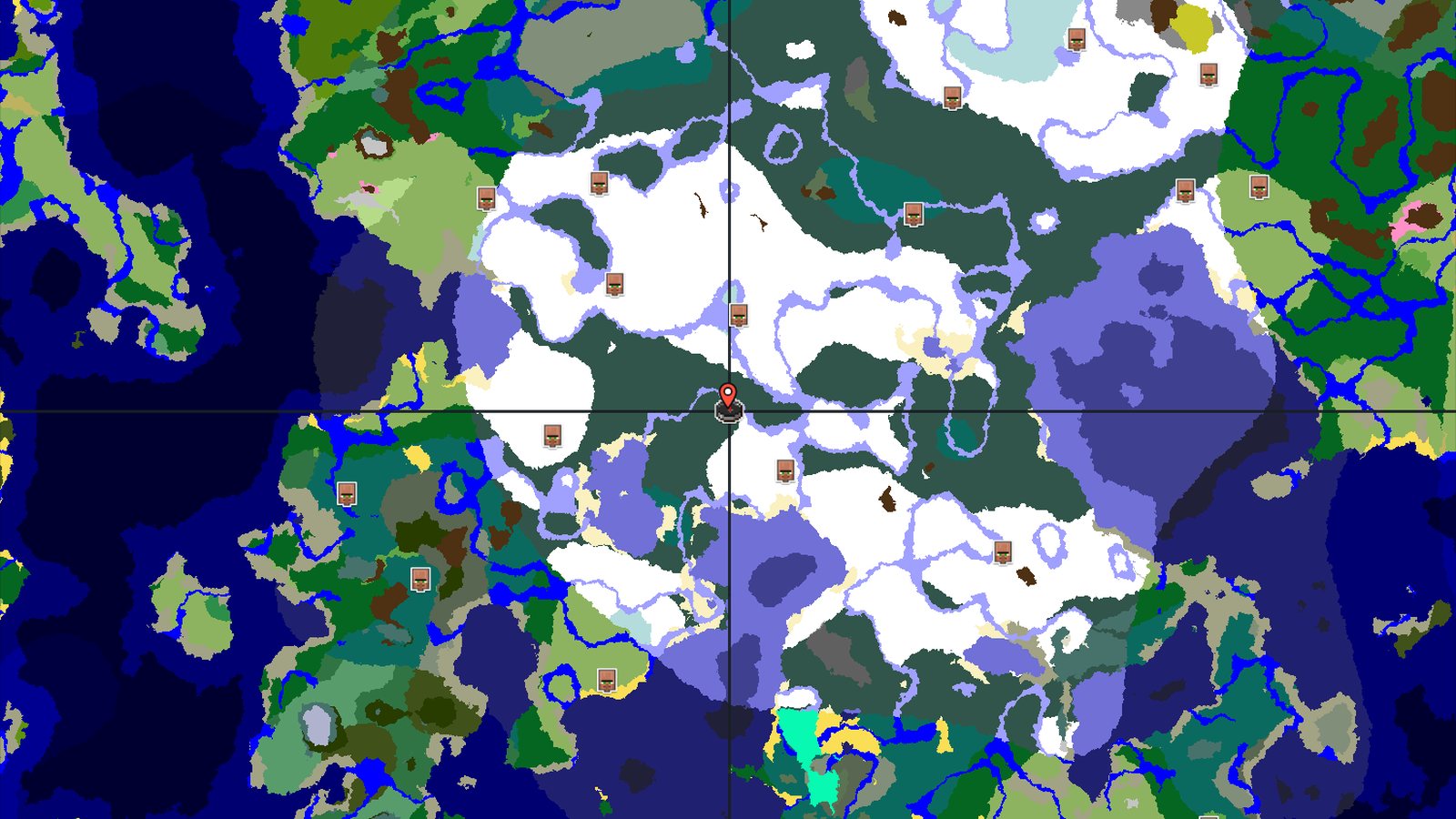 Snowy Taiga Start with Nearby Trial Chambers — Minecraft seed preview