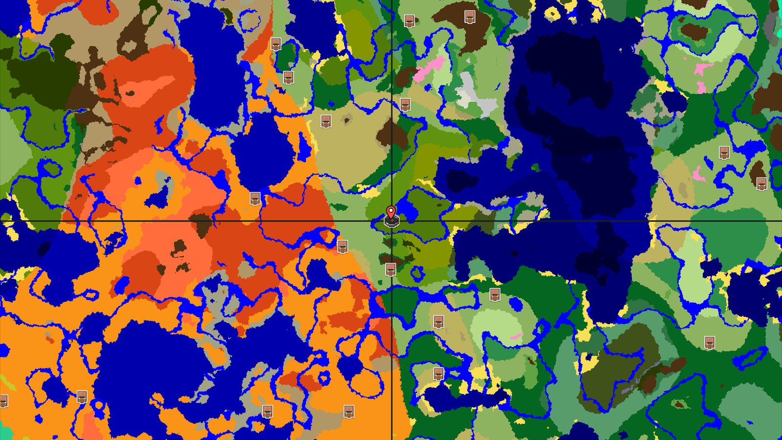 Jungle Spawn with Nearby Bamboo and Desert — Minecraft seed preview