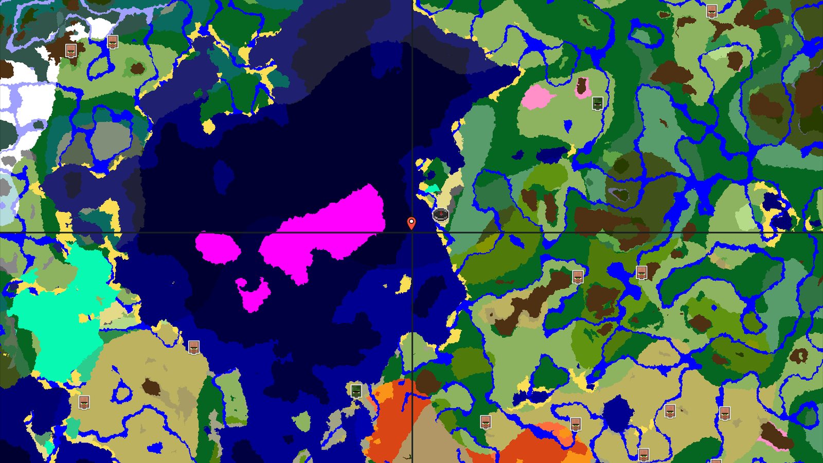 Mushroom Fields Near Windswept Savanna Spawn — Minecraft seed preview