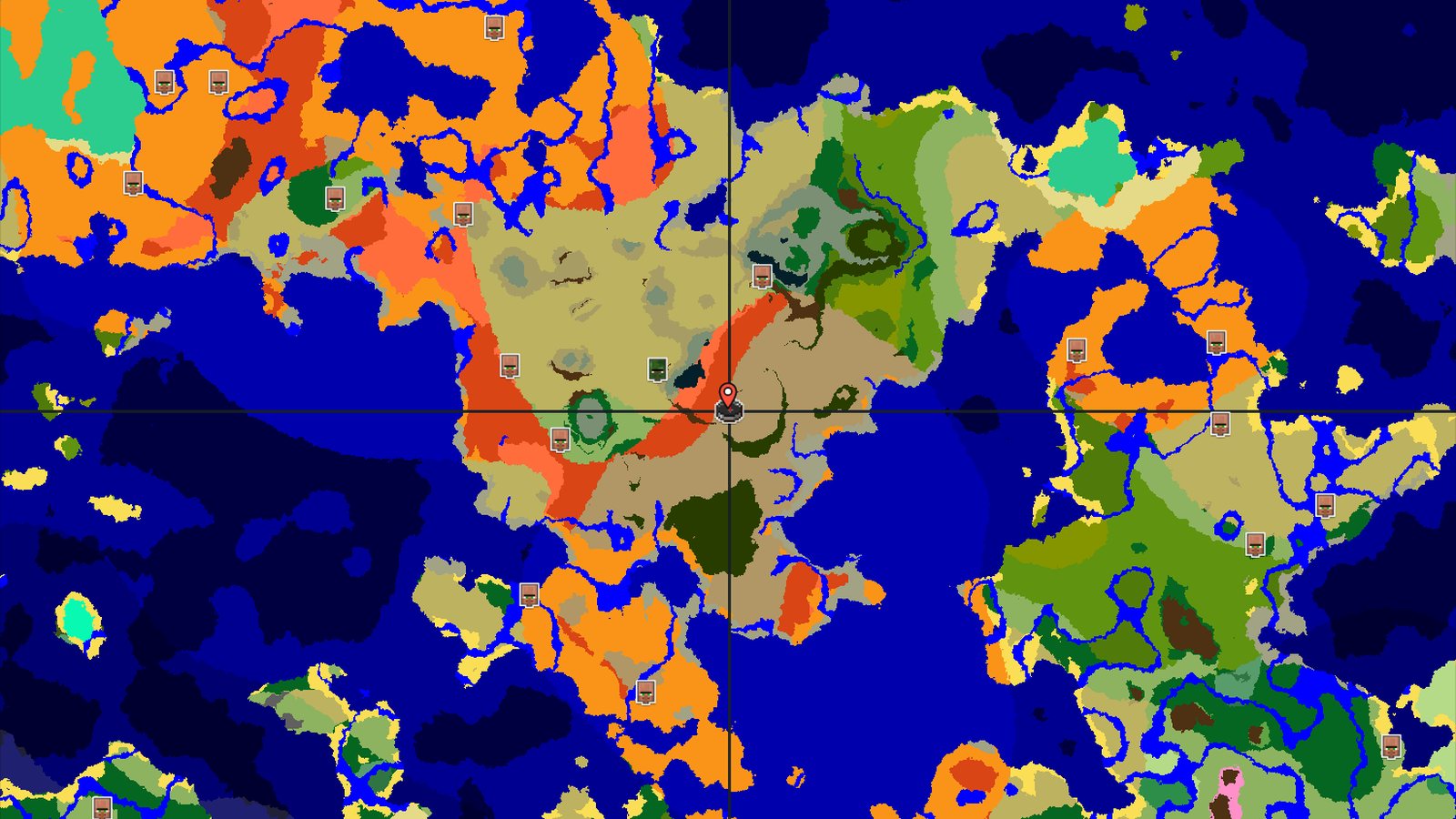 Wooded Badlands with an Abandoned Village — Minecraft seed preview