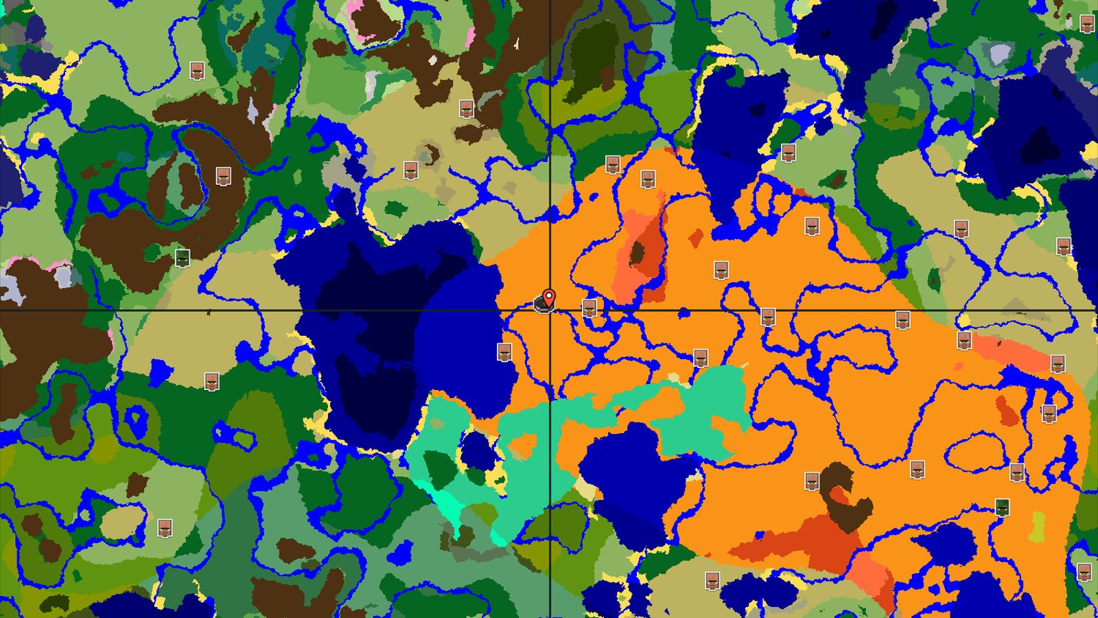 Desert Spawn with Nearby Badlands and Mangroves — Minecraft seed preview
