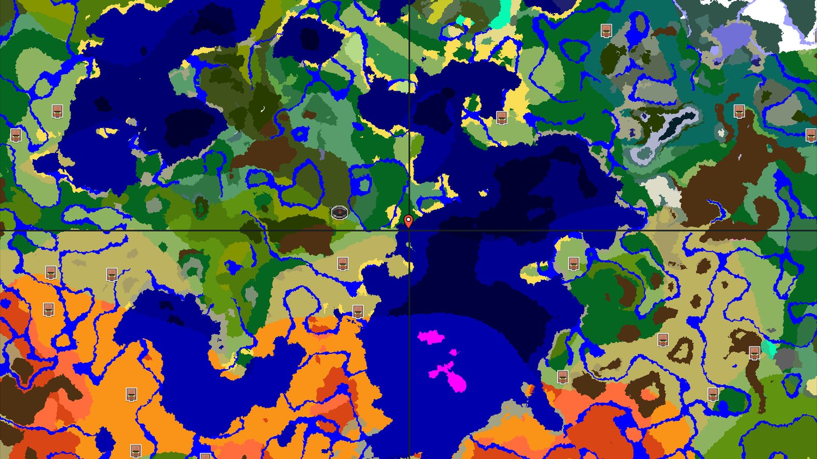 Bamboo Jungle and Sparse Jungle Near Spawn — Minecraft seed preview