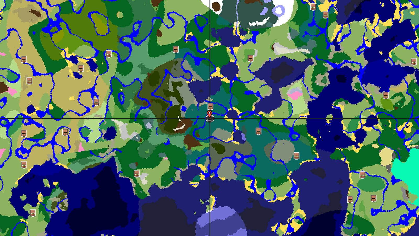 Taiga Spawn with Mansion and Trial Chambers — Minecraft seed preview