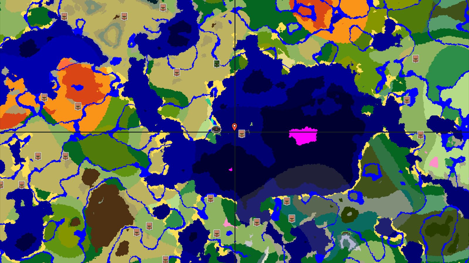 A Flower Forest Start with Hidden Treasures — Minecraft seed preview