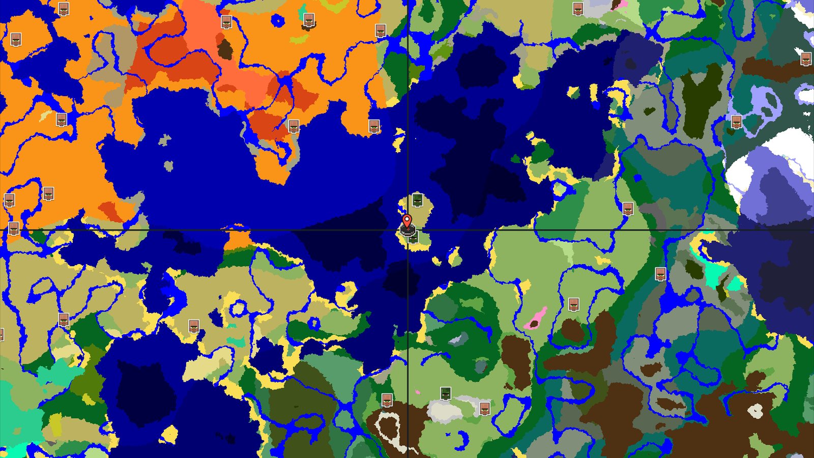 Spawn on a Plains Island with Nearby Ocean Life — Minecraft seed preview