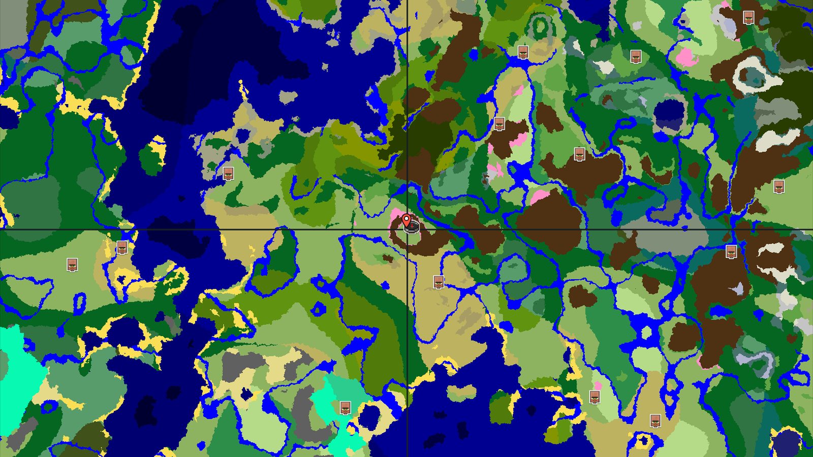 Cherry Grove Ringed by Mountains with Early Loot — Minecraft seed preview