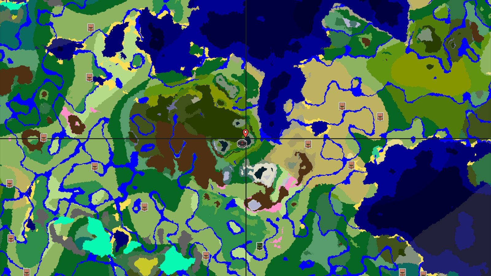 Spawn on a Stony Peak with a Jungle Temple Nearby — Minecraft seed preview