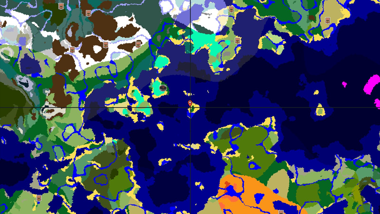 An Island Start With Nearby Shipwreck and Trial Chambers — Minecraft seed preview