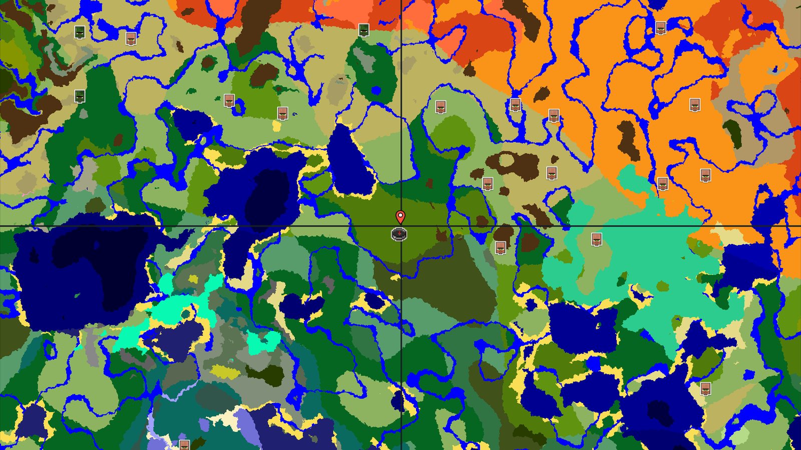 Jungle Start with Nearby Trail Ruins and Temple — Minecraft seed preview