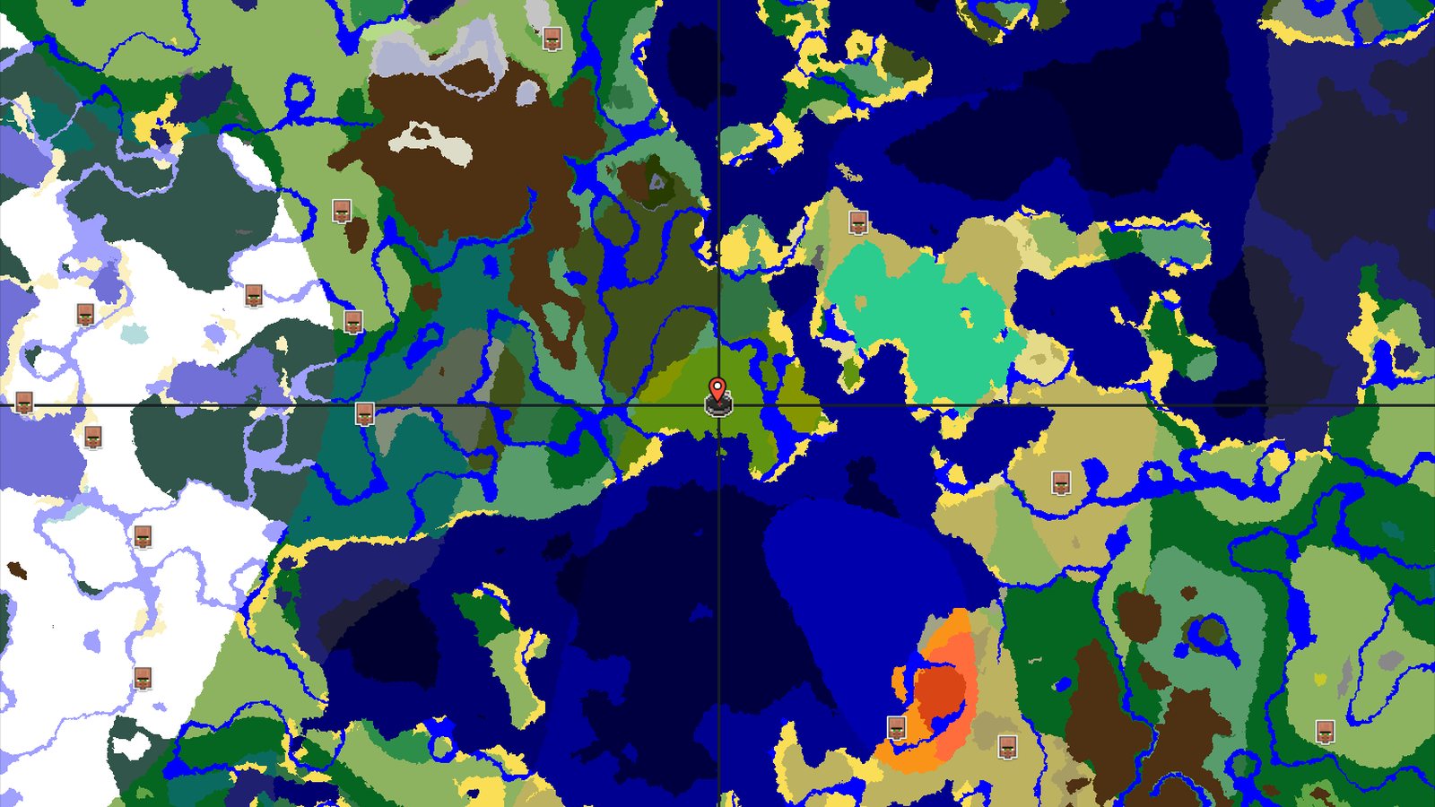 A Quick Village Start with Jungle Biomes Nearby — Minecraft seed preview