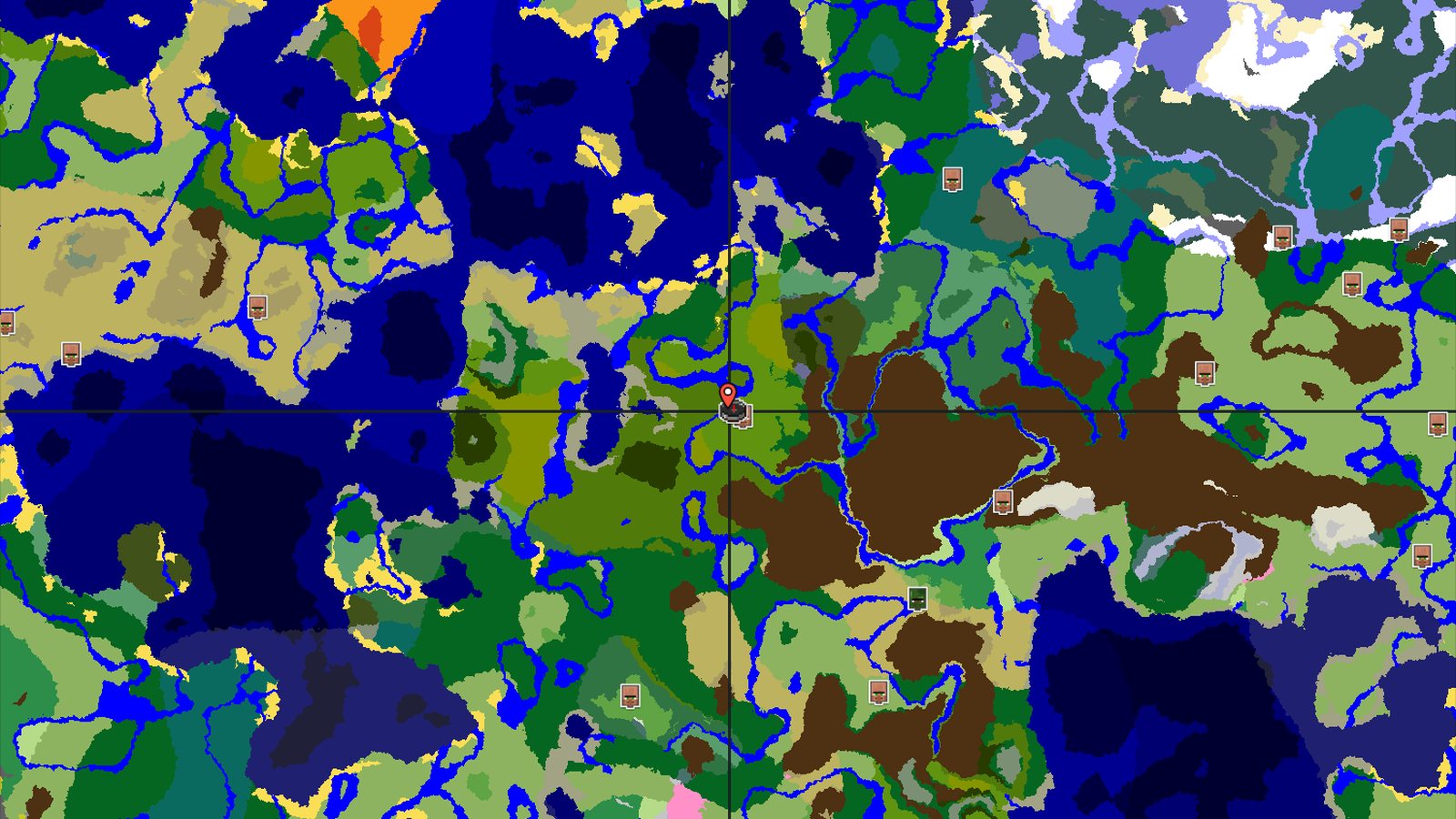 Jungle Start with Early Mineshaft and Village — Minecraft seed preview