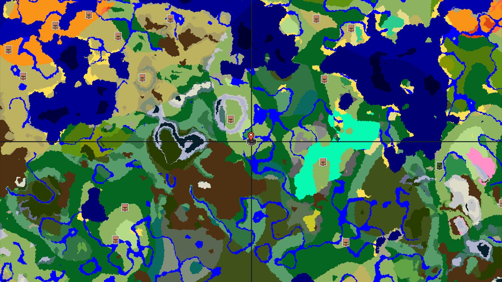 Spawn in Plains with Nearby Mountains and a Trial Chamber — Minecraft seed preview