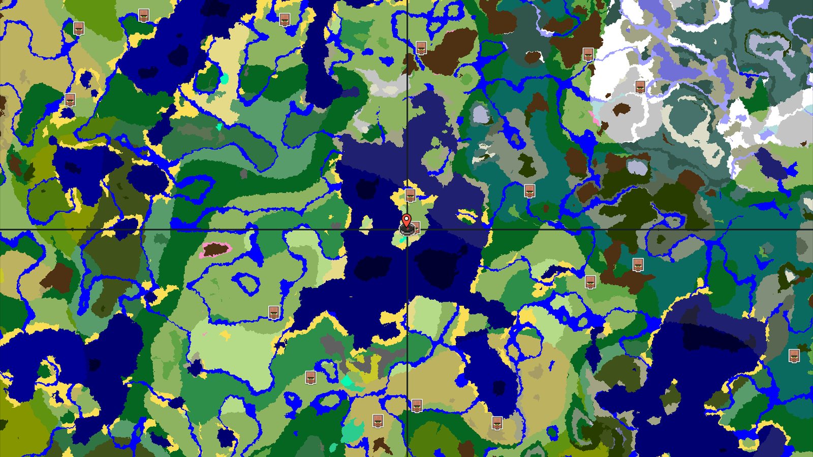 A Savanna Island Start with Nearby Structures — Minecraft seed preview