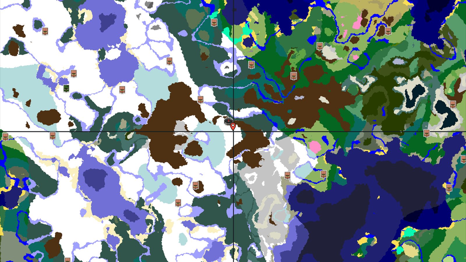 A Cold Start With Close Challenges — Minecraft seed preview