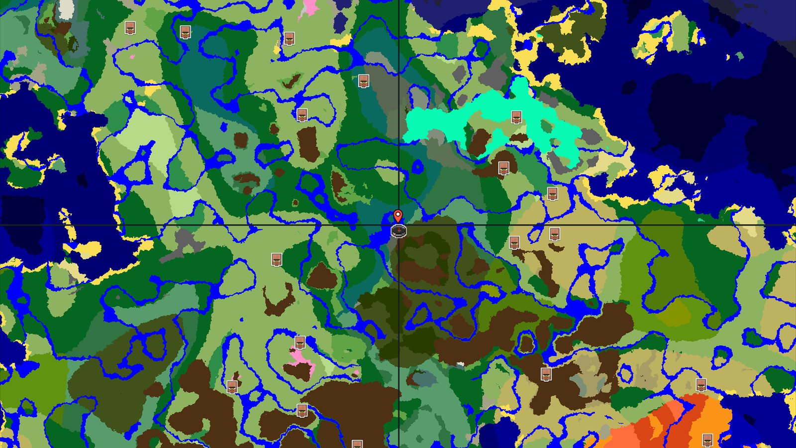 Woodland Mansion Close to Taiga Spawn — Minecraft seed preview