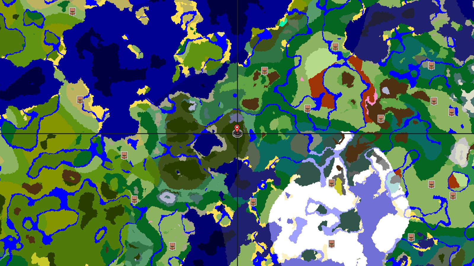 Pale Garden Beside a Dark Forest — Minecraft seed preview