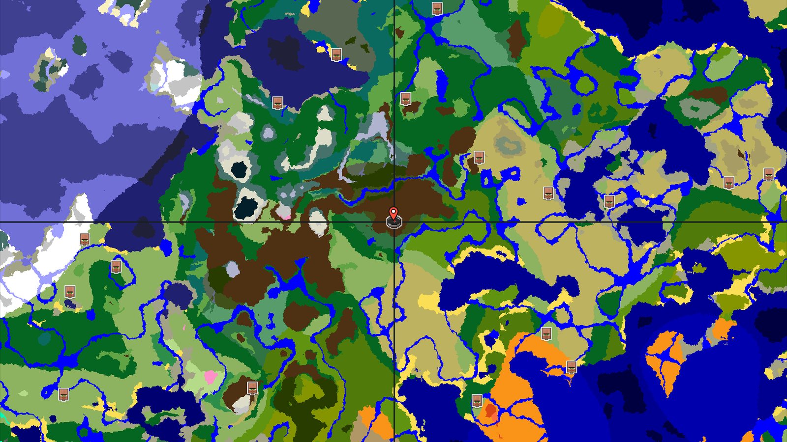 A Dark Forest Start Near Jungles and Mountains — Minecraft seed preview