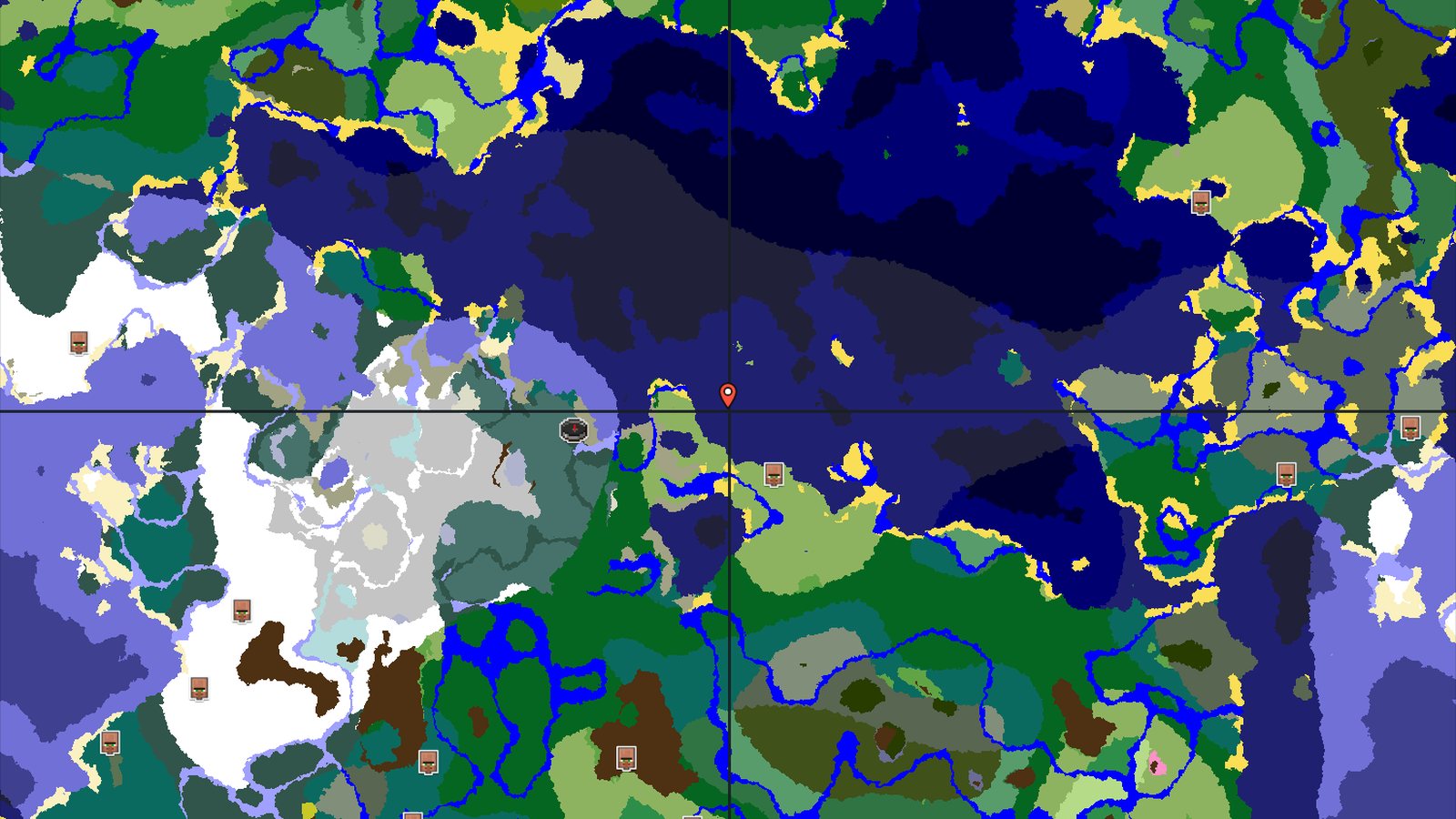 Frozen Peaks and Shipwreck Near Spawn — Minecraft seed preview