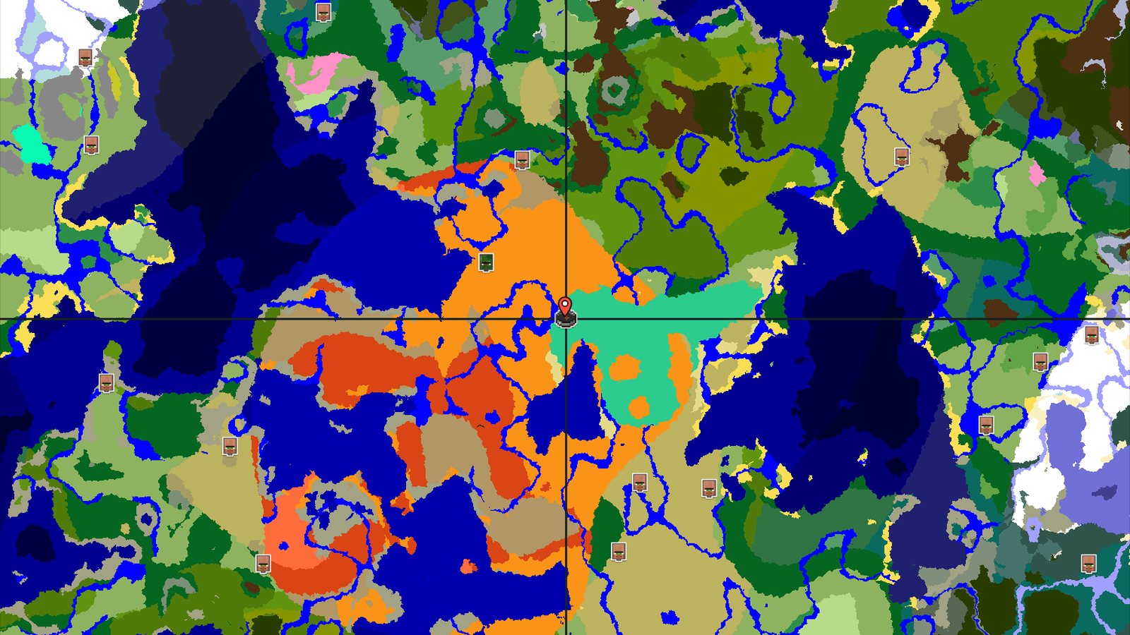 Mangrove Swamp Spawn with Nearby Trial Chambers — Minecraft seed preview