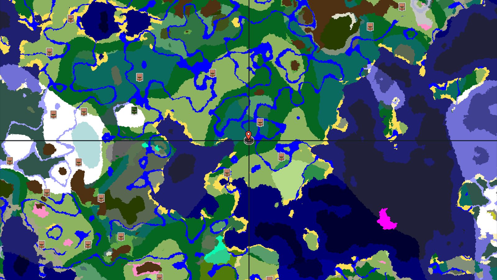 Forest Spawn with a Close Village and Trial Chambers — Minecraft seed preview