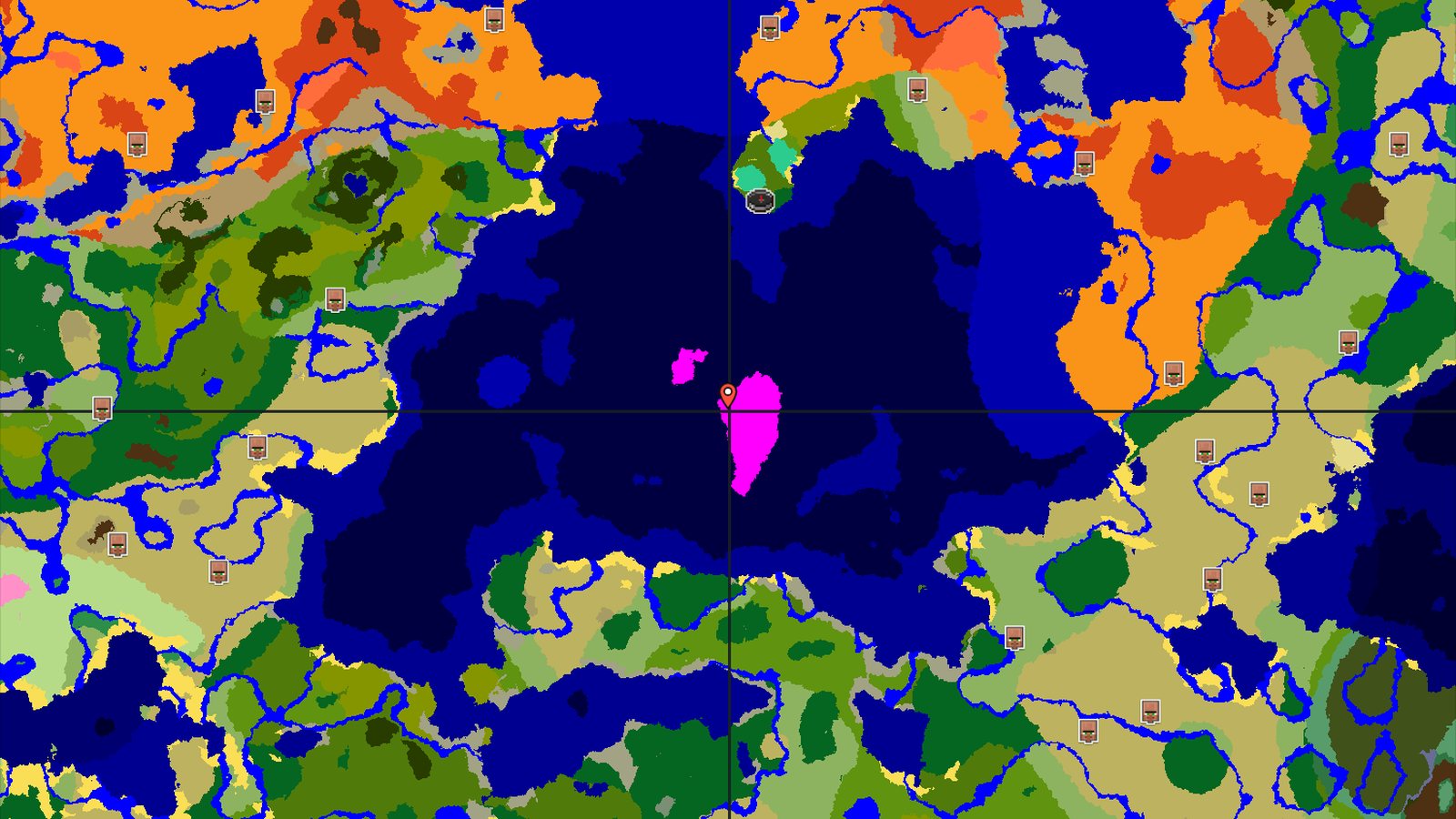 Mushroom Fields Island in a Warm Ocean — Minecraft seed preview
