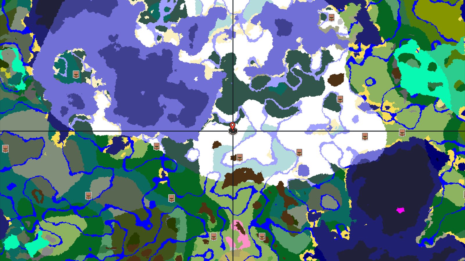 Ice Spikes Near Spawn in a Snowy World — Minecraft seed preview