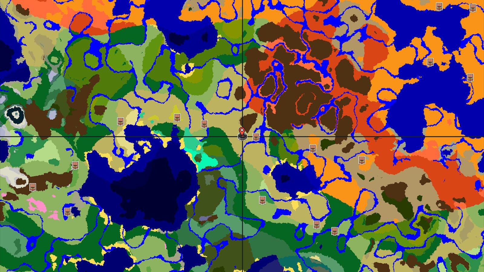 Village With Blacksmith Near Spawn — Minecraft seed preview