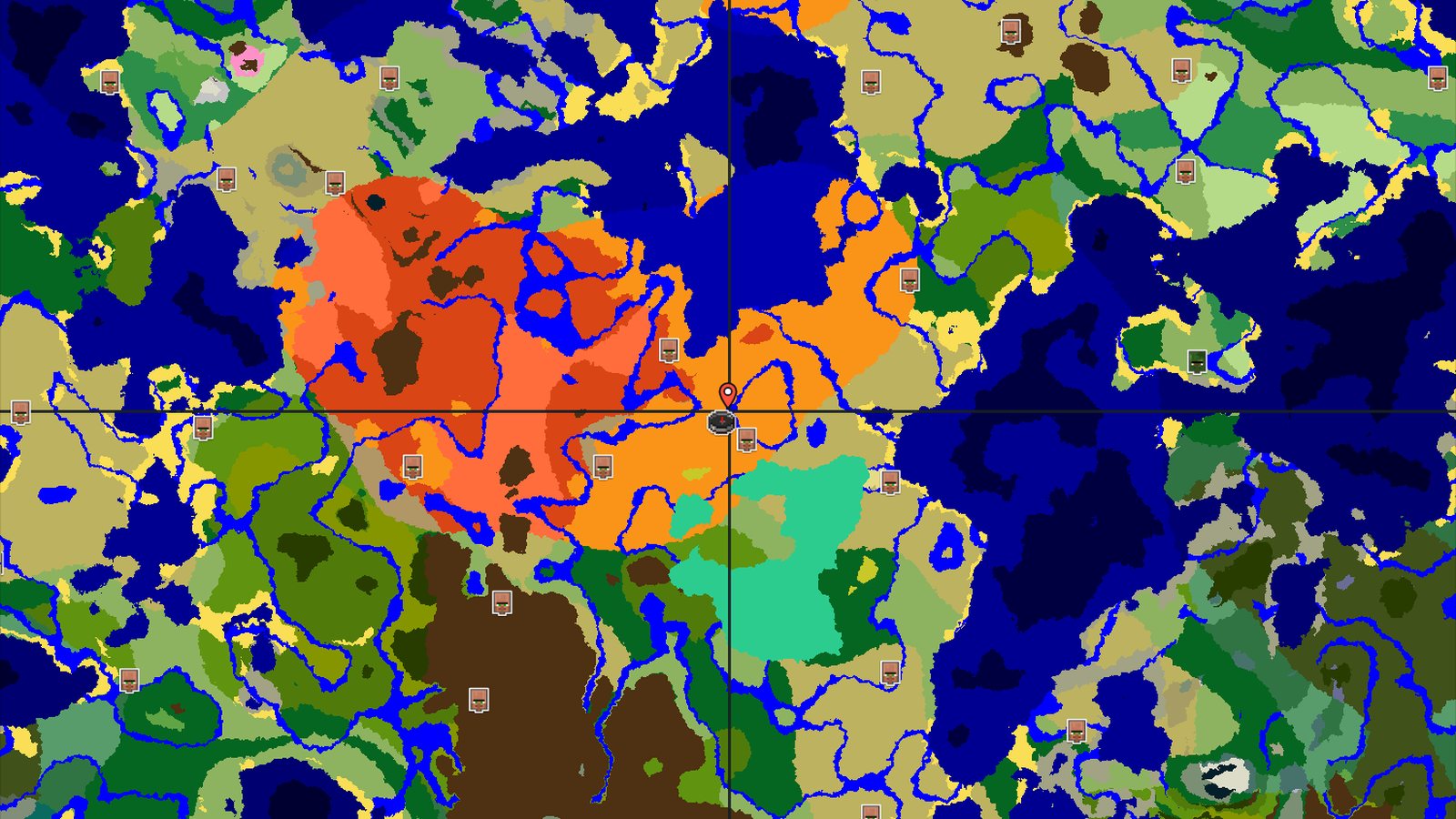 Desert Spawn with Nearby Mangrove Swamp — Minecraft seed preview