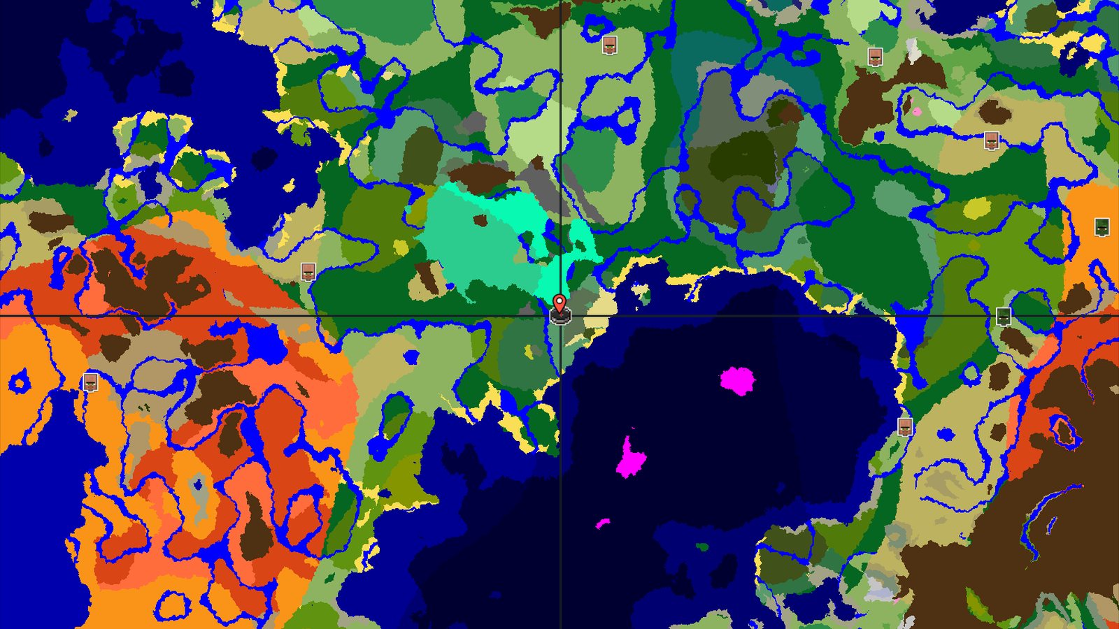 Spawn in Birch Forest with a Mangrove Swamp Nearby — Minecraft seed preview