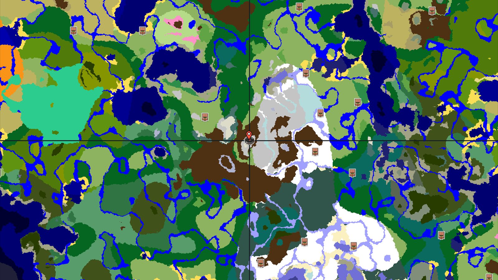Spawn in Jagged Peaks with Nearby Ancient City — Minecraft seed preview