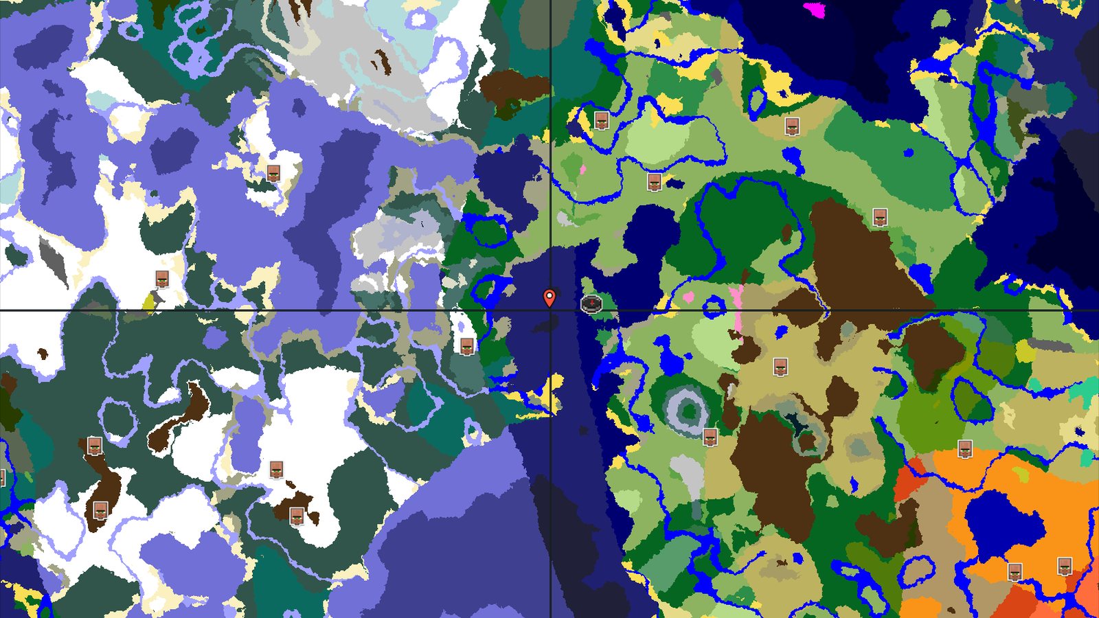 Flower Forest Spawn with Nearby Trial Chambers — Minecraft seed preview
