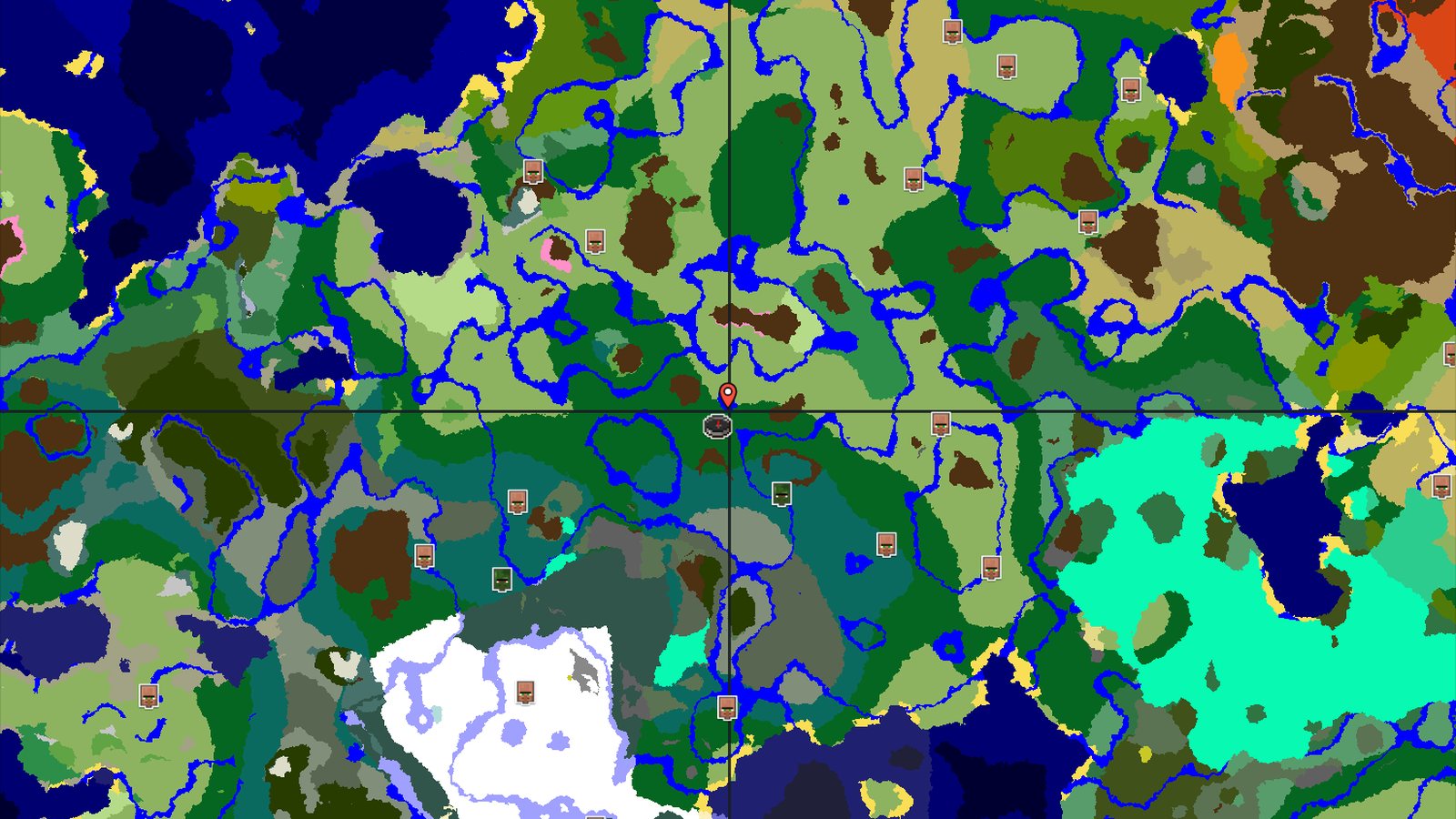 Spawn Near a River With a Rare Abandoned Village — Minecraft seed preview