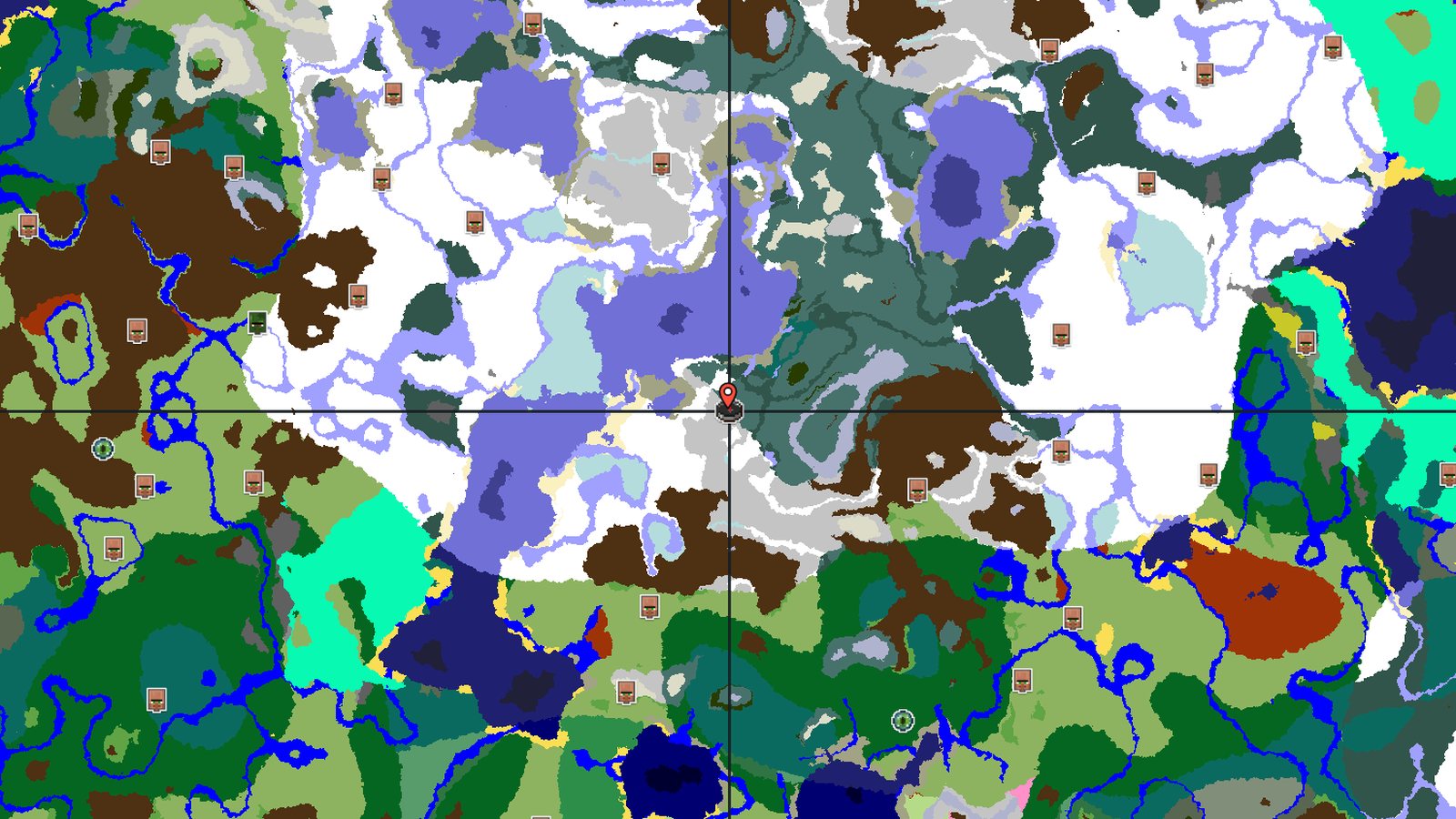 Snowy Slopes and Icy Peaks with a Ancient City — Minecraft seed preview