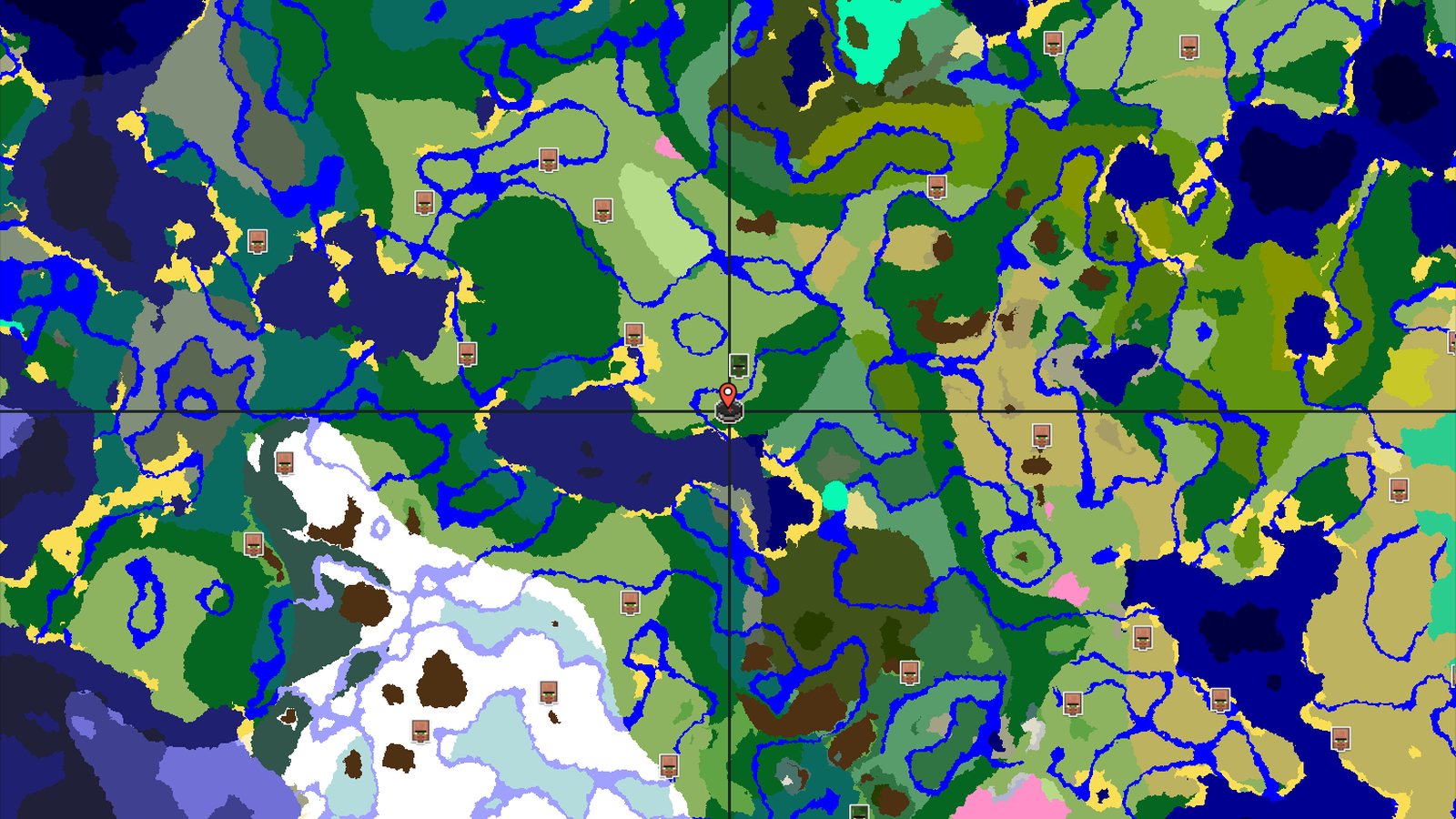 Forest Spawn with a Close Abandoned Village — Minecraft seed preview