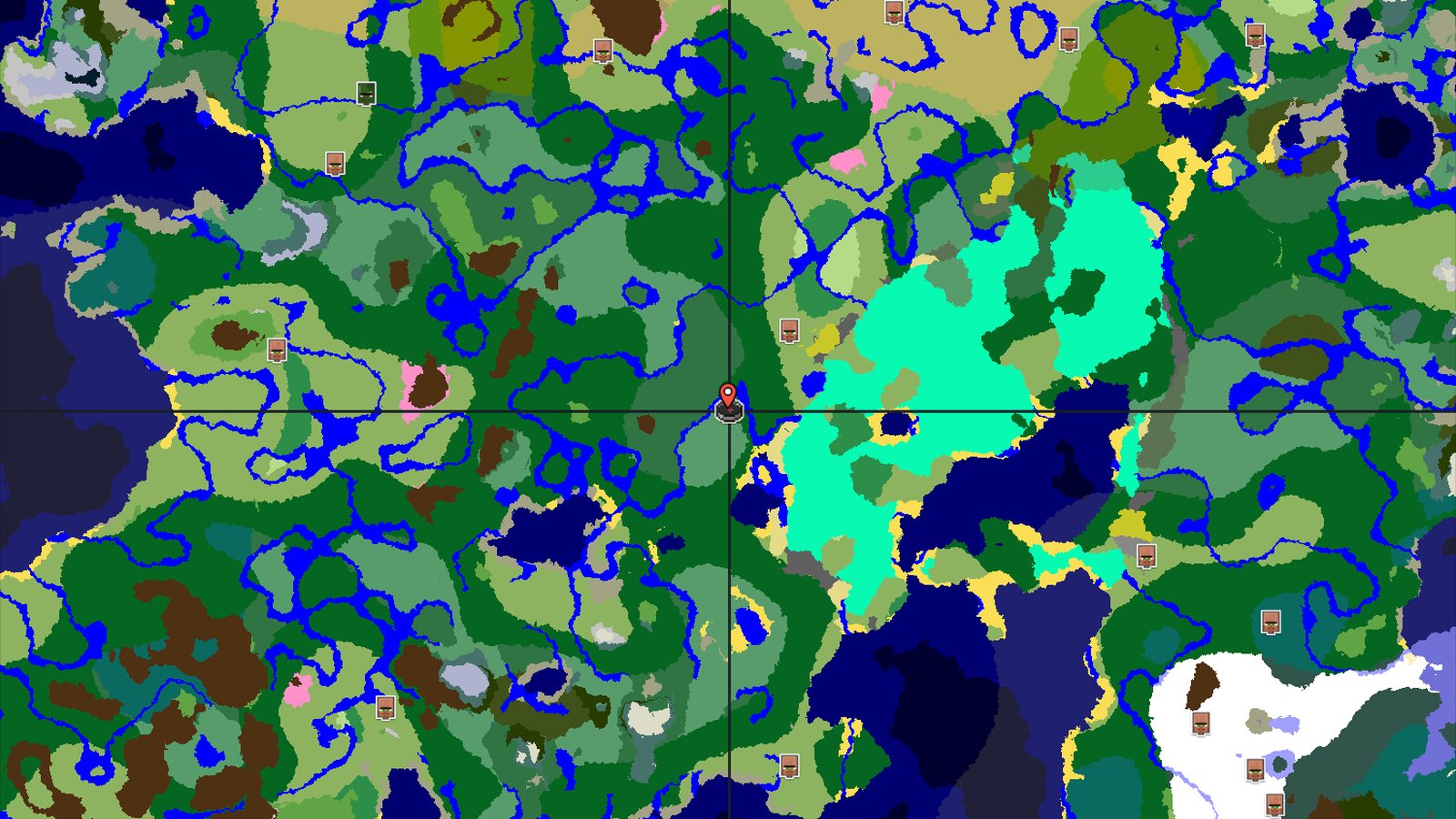 A Lush Forest Start with Close Underground Riches — Minecraft seed preview