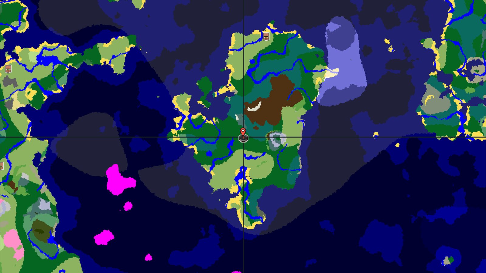Forest Spawn with Nearby Peaks and Ancient City Potential — Minecraft seed preview