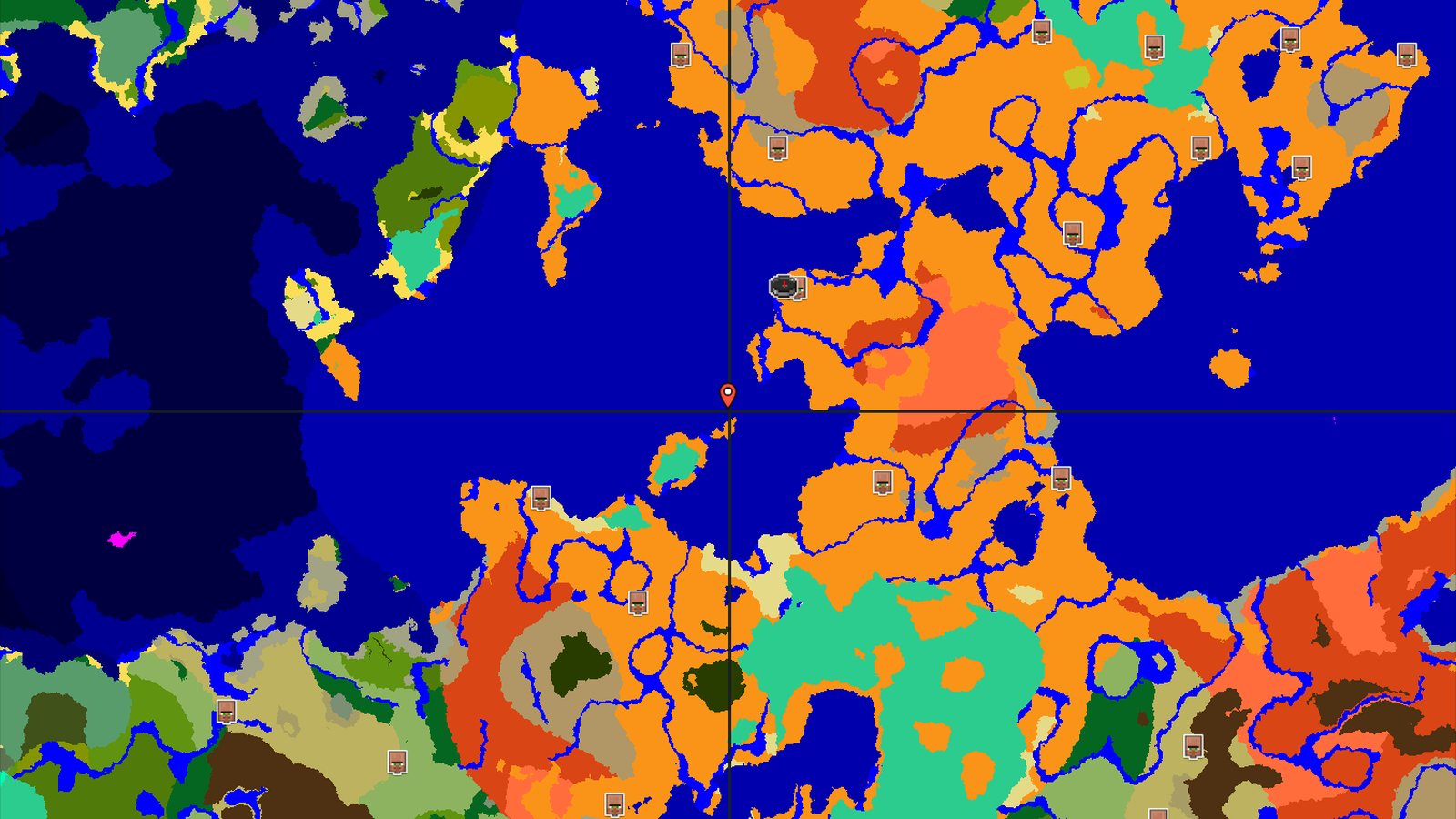 Desert Spawn With Nearby Village and Trial Chambers — Minecraft seed preview