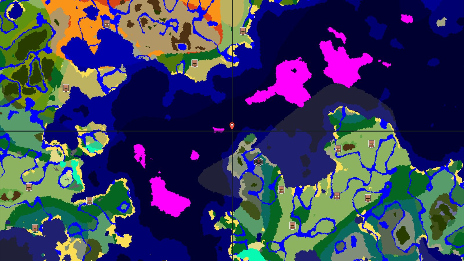 Mushroom Fields Near Ocean Spawn — Minecraft seed preview