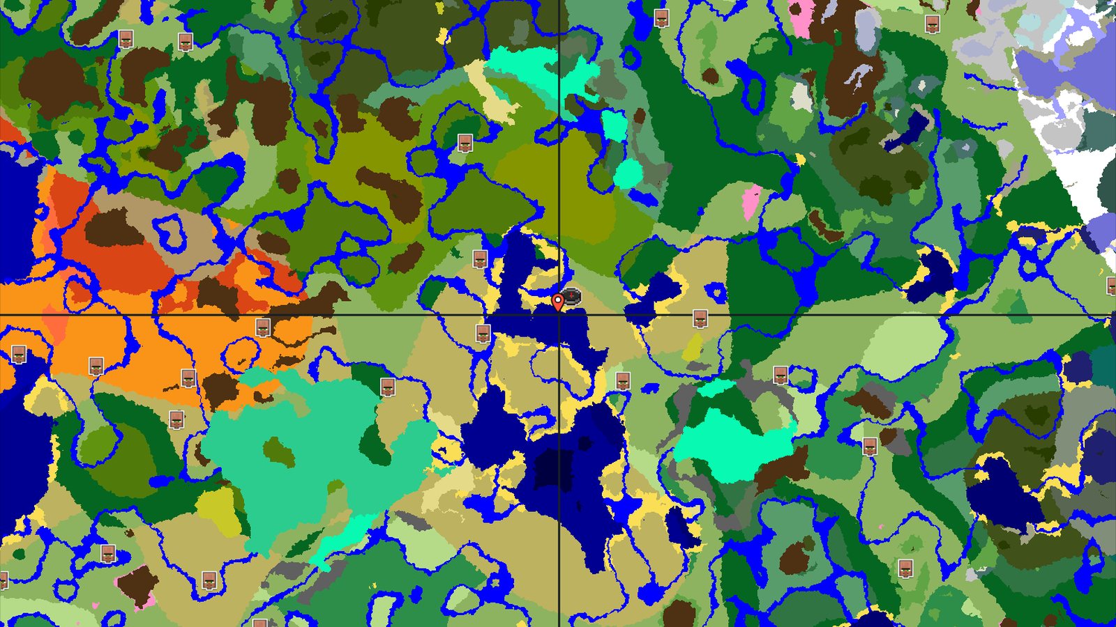 Savanna Spawn with a Close Ruined Portal — Minecraft seed preview