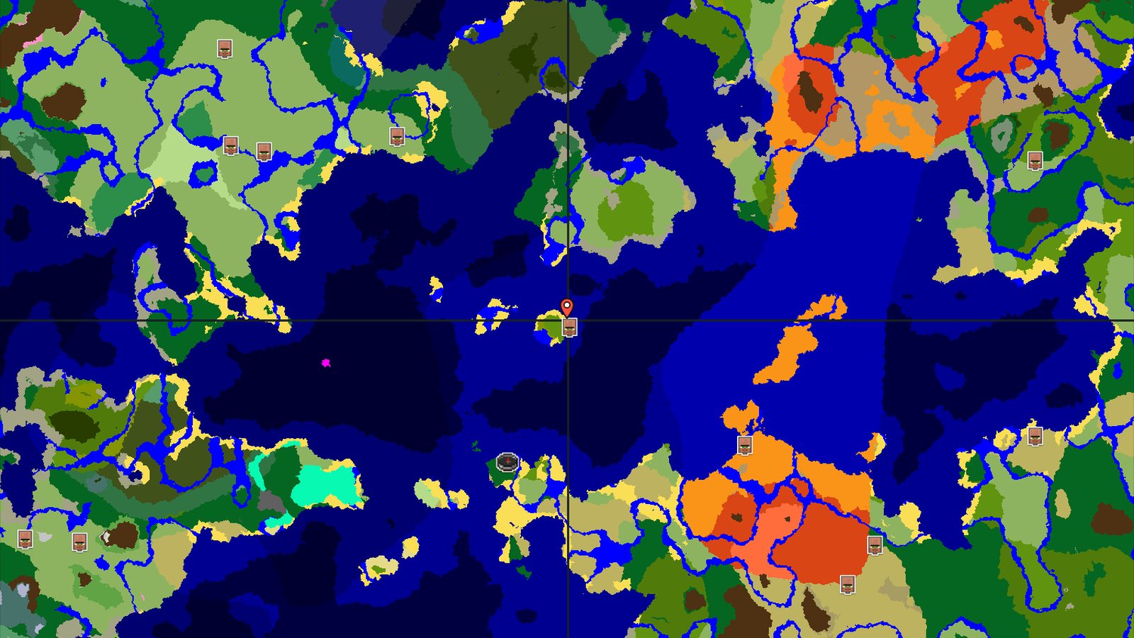 Jungle Island Spawn with Quick Ocean Ruin Access — Minecraft seed preview