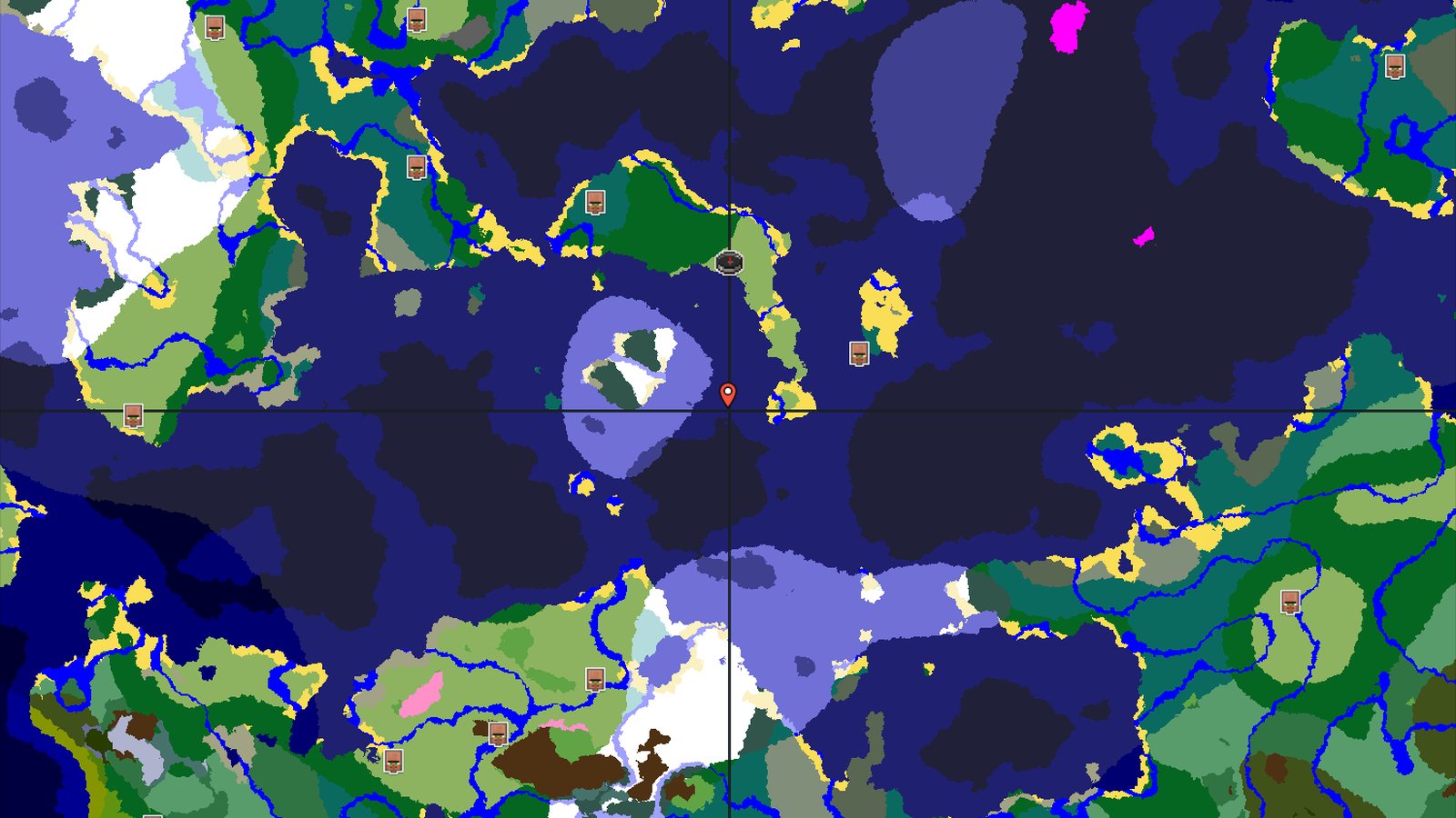 Ocean Spawn with Nearby Ruined Portal and Trial Chambers — Minecraft seed preview