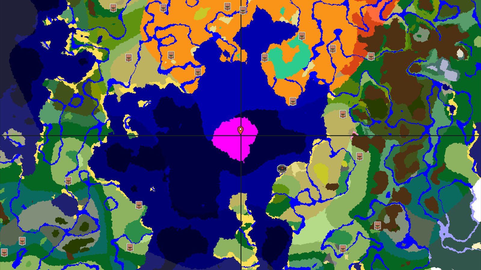 Mushroom Fields Island with Coastal Savanna — Minecraft seed preview