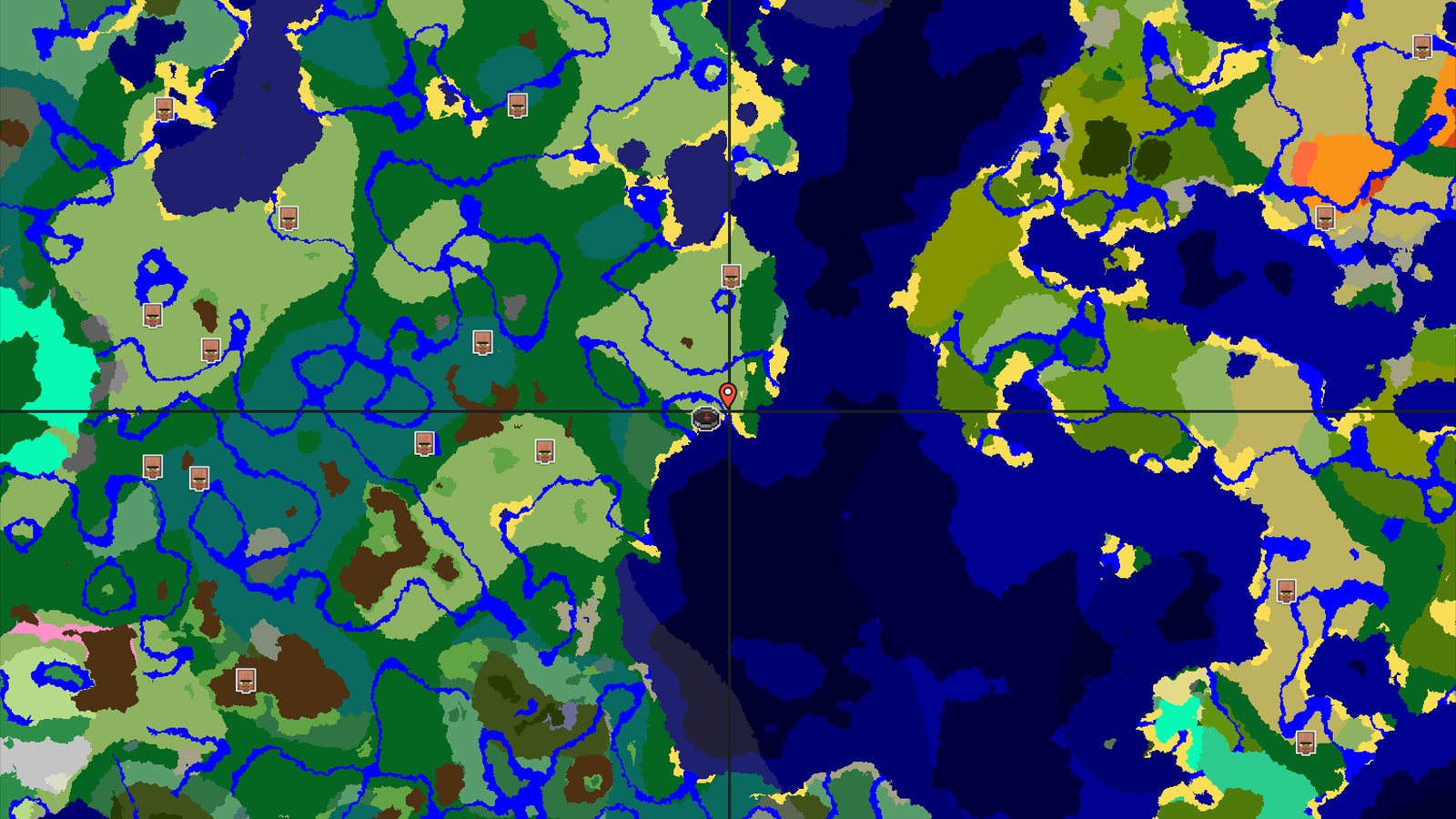Spawn in a Forest, with a Mineshaft and Trial Chambers nearby — Minecraft seed preview