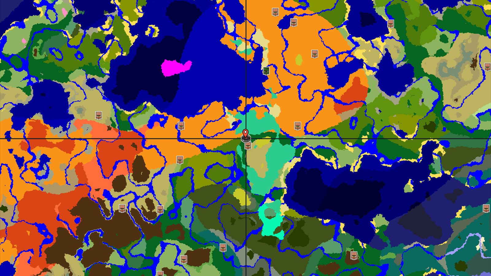 Forest Spawn with Nearby Village and Exotic Biomes — Minecraft seed preview
