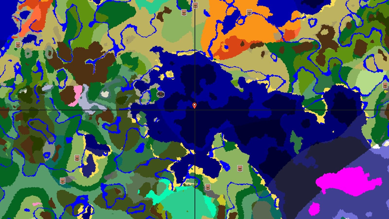 Forest Survival Island — Minecraft seed preview