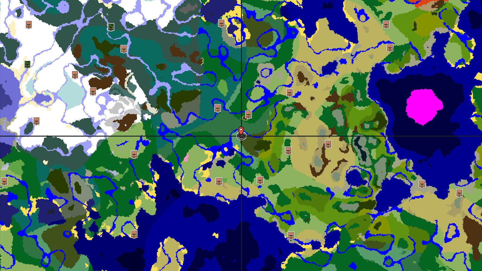 Spawn in Old Growth Birch Forest with a nearby Jungle — Minecraft seed preview