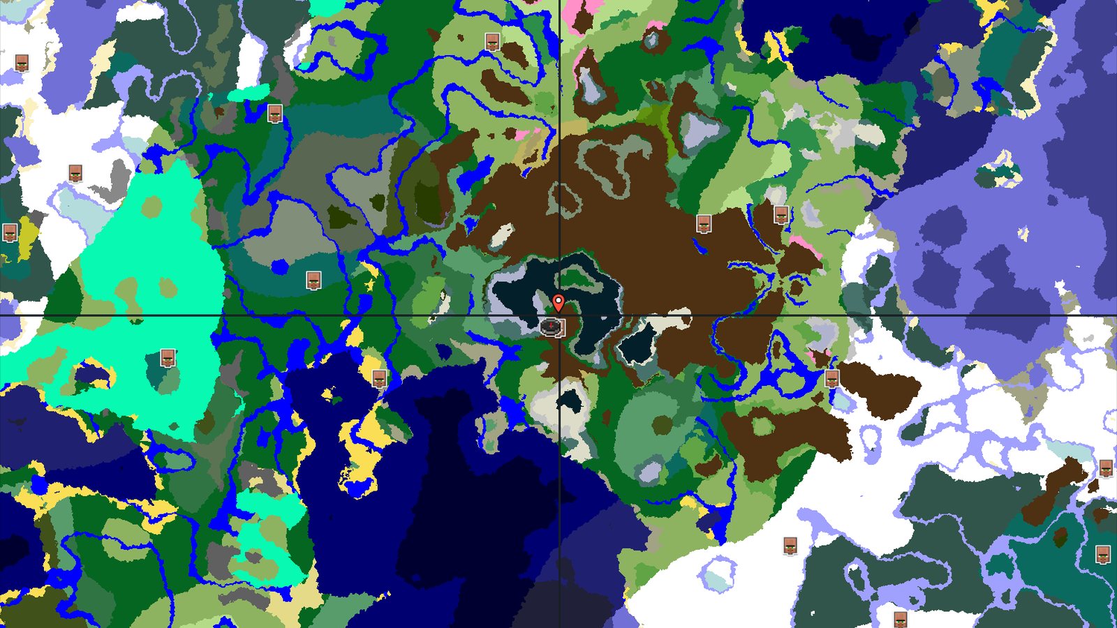 A Mountainous Start with Nearby Village and Ancient City — Minecraft seed preview