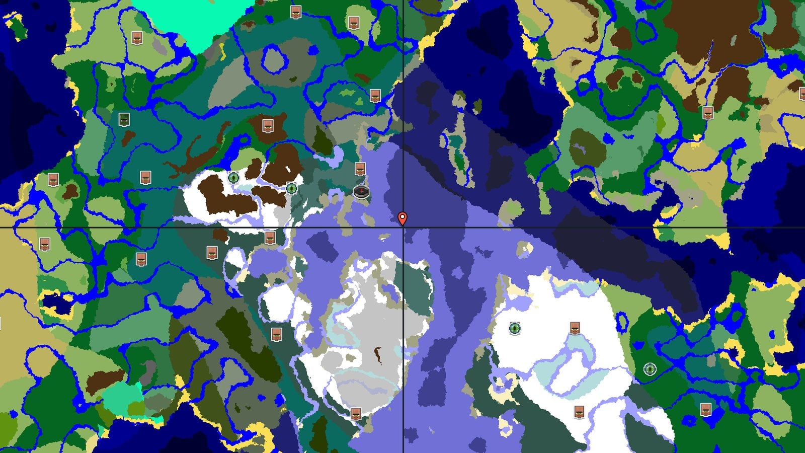 Grove Spawn Near Village Stronghold and Trial Chambers — Minecraft seed preview