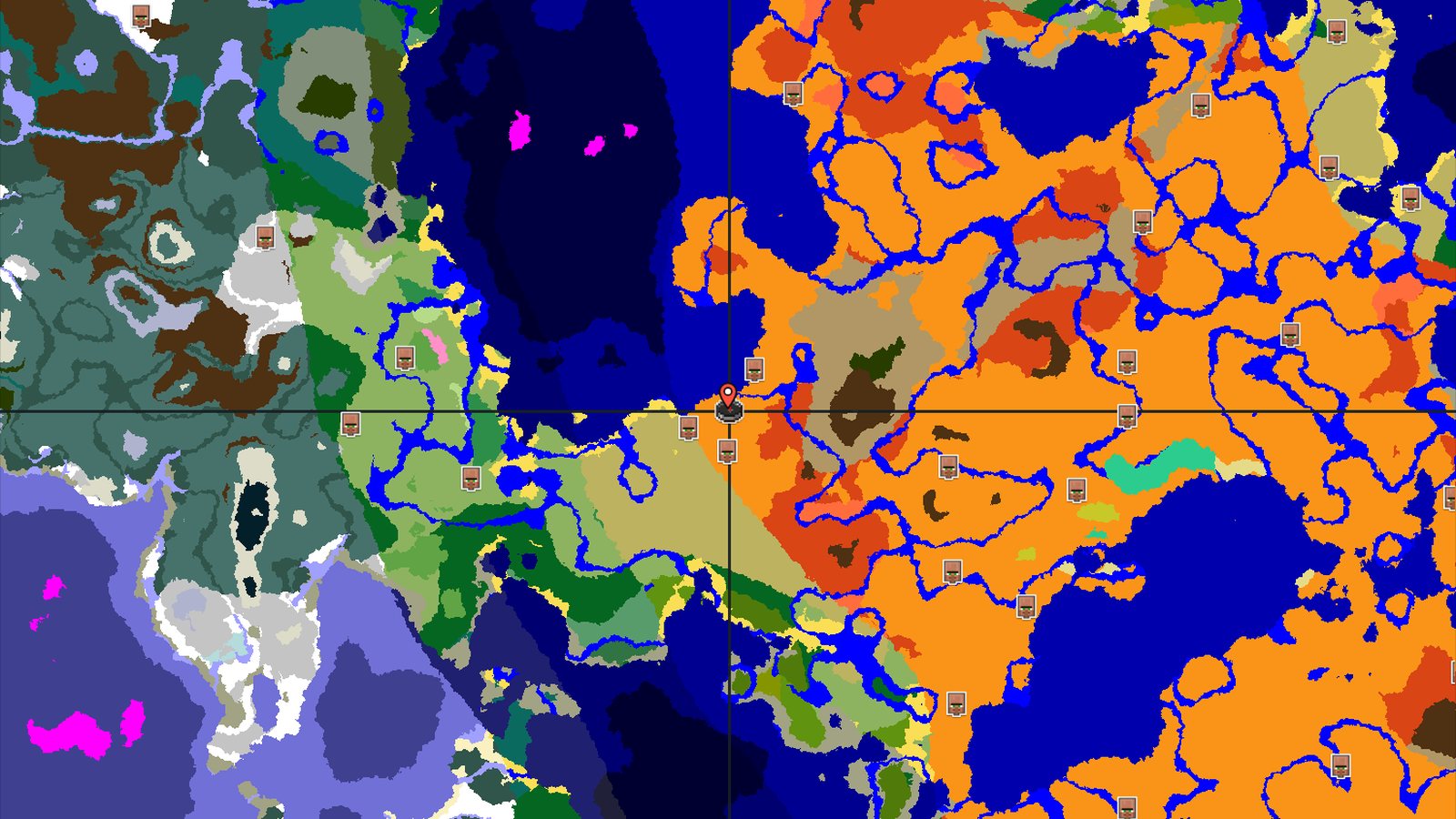 Desert Spawn with Nearby Trial Chambers and Badlands — Minecraft seed preview