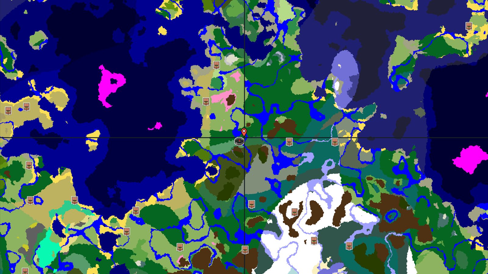 Pale Garden and Trial Chambers near Forest Spawn — Minecraft seed preview
